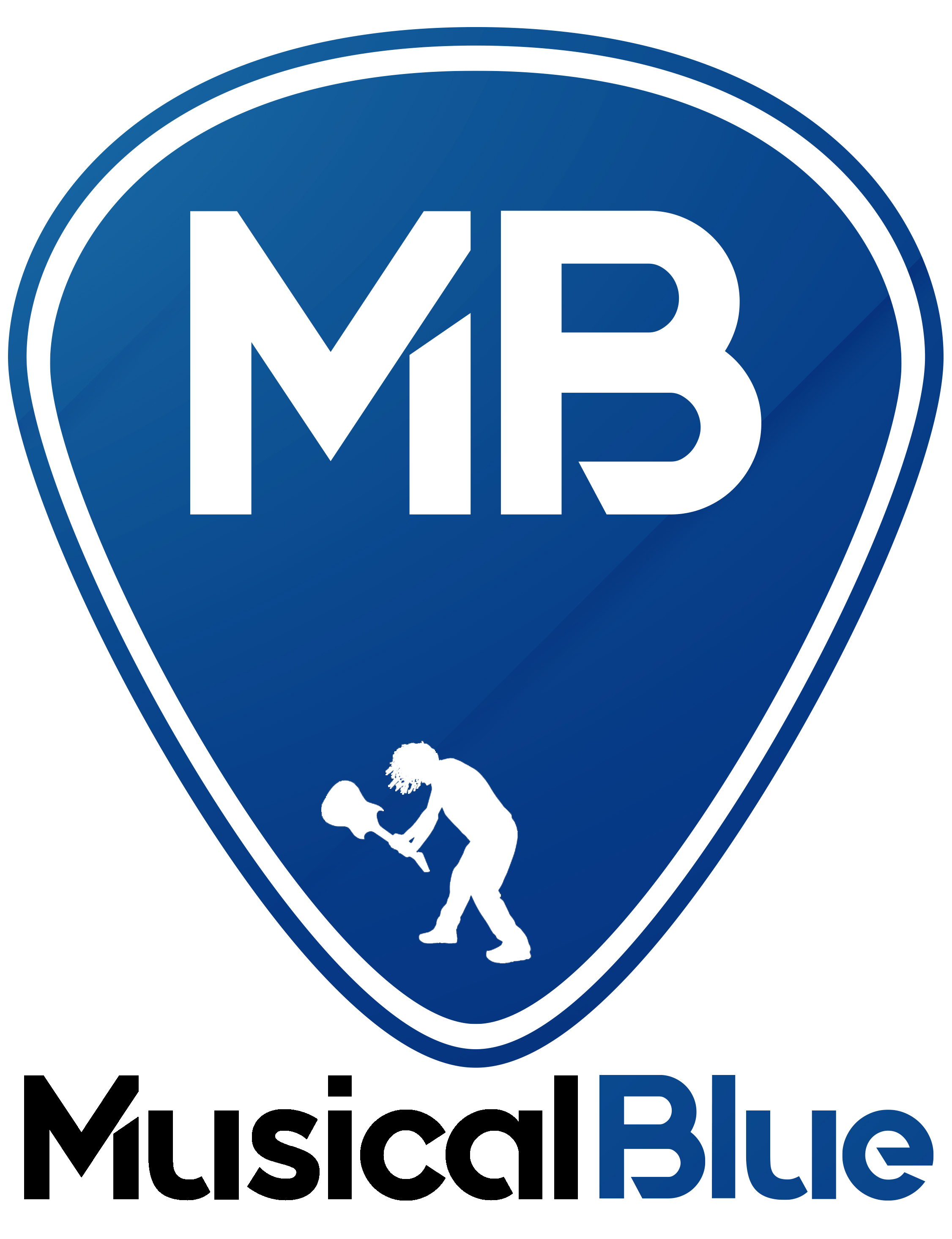 Logo Musical Blue - Musica y Sonido